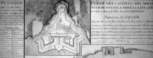 Plano de castillo de El Morro