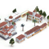maqueta juego de mesa ciudad colonial