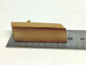 Módulo de fortificación Lienzo biselado 2 con escalera